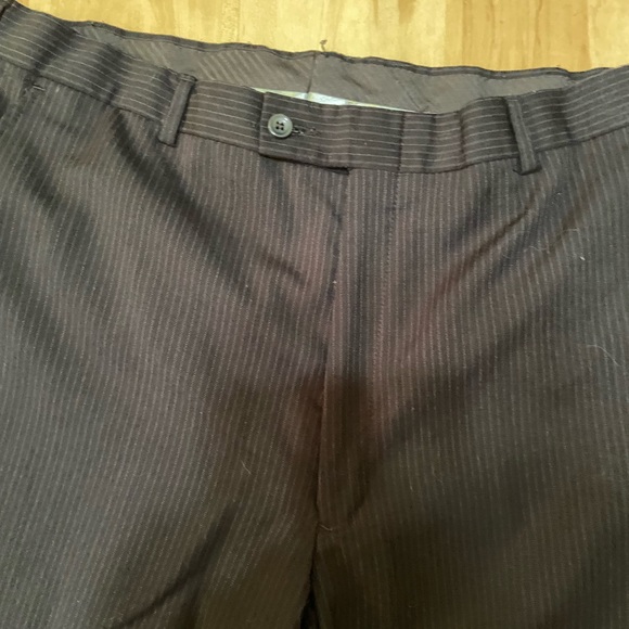 Black and White Pinstriped Suit - Picture 3 of 5